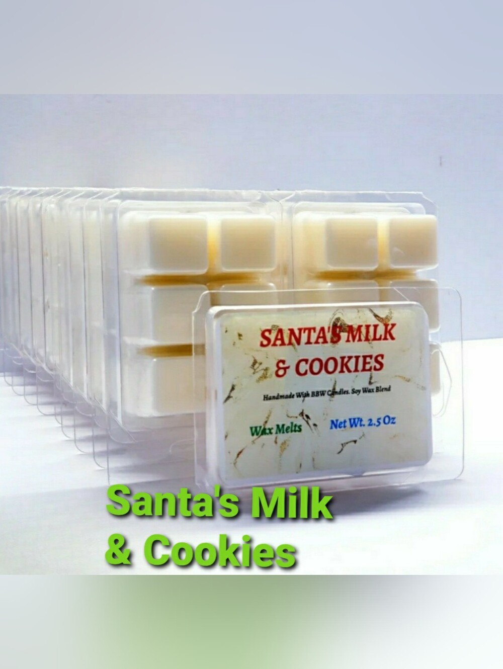 SANTA'S MILK & COOKIES -Bath & Body Works Candle Wax Melts- $8 per pack